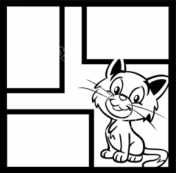 My cute kitty art